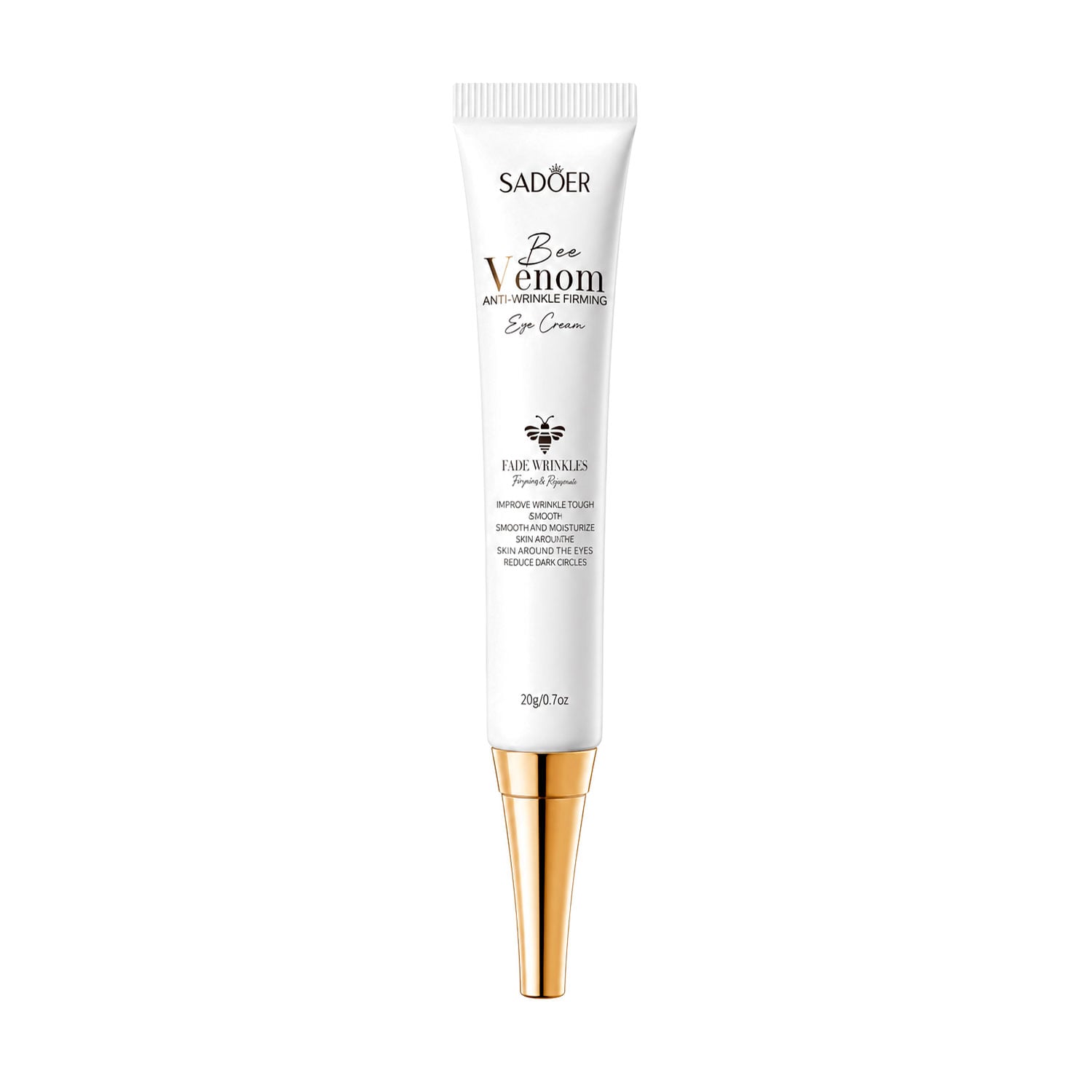 Крем для шкіри навколо очей Sadoer Bee Venom Anti-Wrinkle Firming Eye Cream проти зморщок, з бджолиною отрутою, 20 г